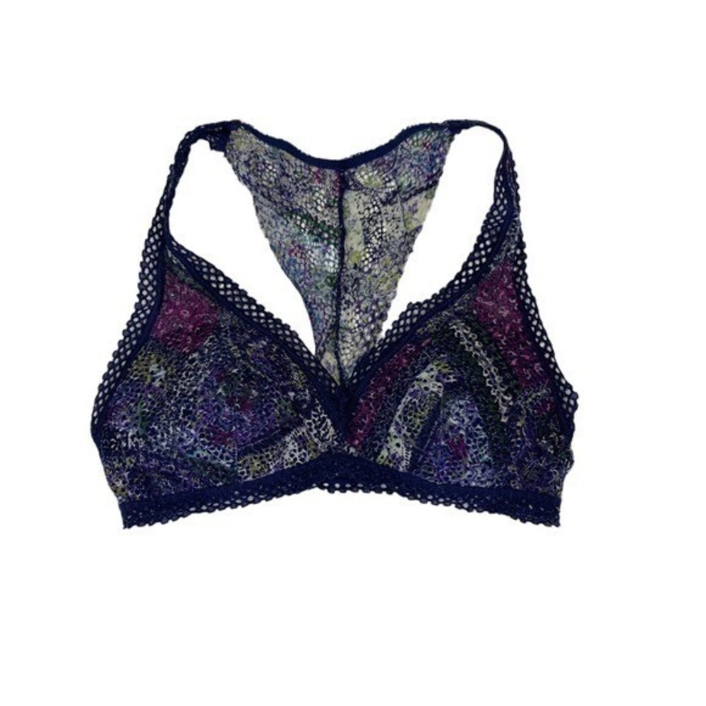 Victorias Secret Lace Bralette Blue XS‎ Romantic Lingerie Y2K